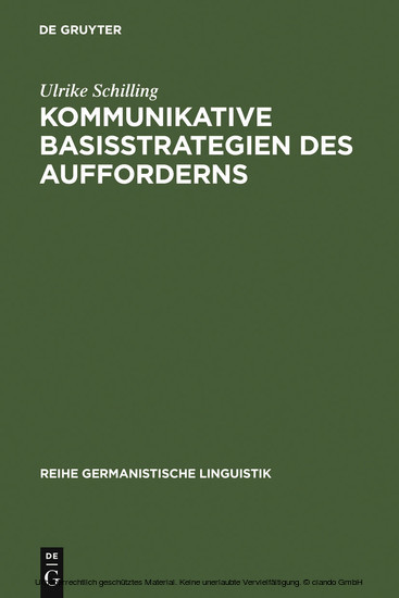 Kommunikative Basisstrategien des Aufforderns main product photo