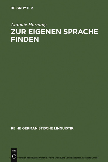 Zur eigenen Sprache finden main product photo
