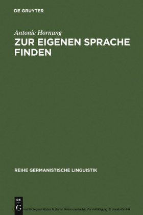 Zur eigenen Sprache finden