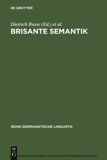 Brisante Semantik main product photo