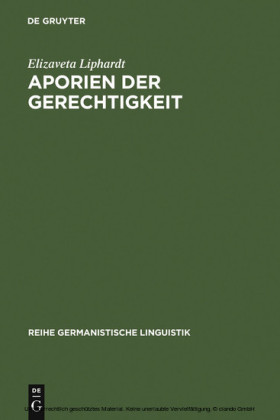 Aporien der Gerechtigkeit
