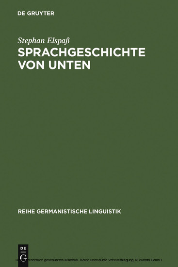 Sprachgeschichte von unten main product photo