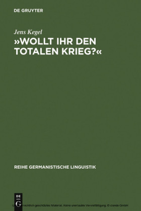 "Wollt Ihr den totalen Krieg?"