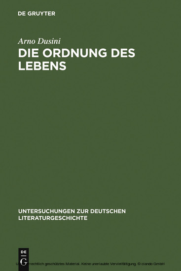 Die Ordnung des Lebens main product photo