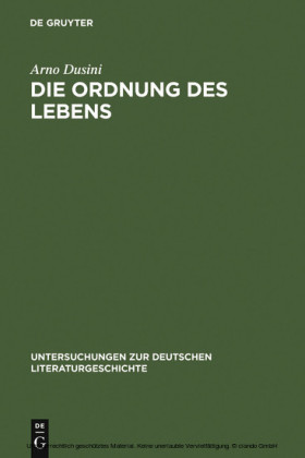 Die Ordnung des Lebens