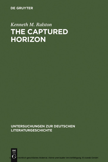 The Captured Horizon main product photo