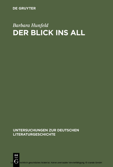 Der Blick ins All main product photo
