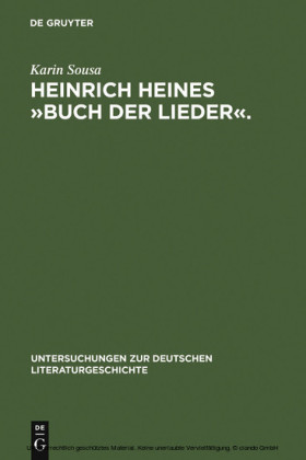 Heinrich Heines "Buch der Lieder".