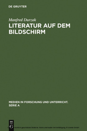 Literatur auf dem Bildschirm