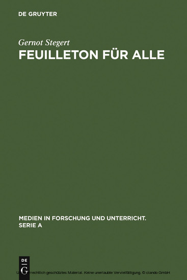 Feuilleton für alle main product photo