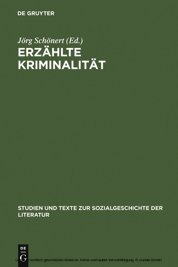 Erzählte Kriminalität main product photo