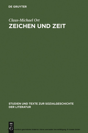 Zeichen und Zeit main product photo