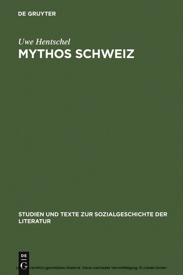 Mythos Schweiz main product photo