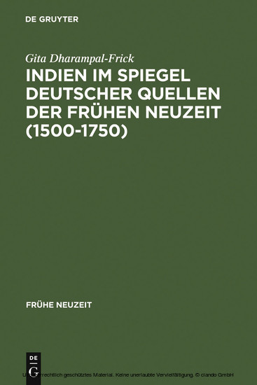 Indien im Spiegel deutscher Quellen der Frühen Neuzeit (1500-1750) main product photo