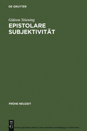 Epistolare Subjektivität