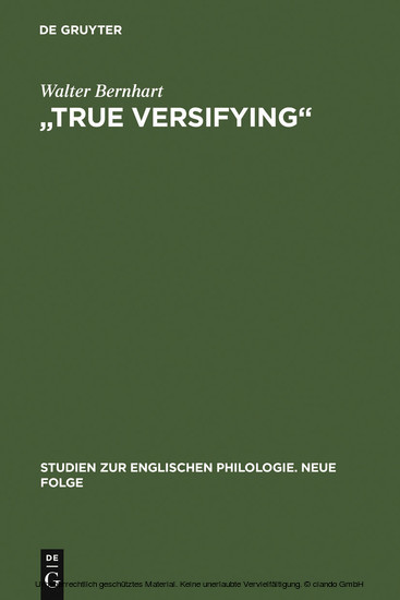 'True Versifying' main product photo