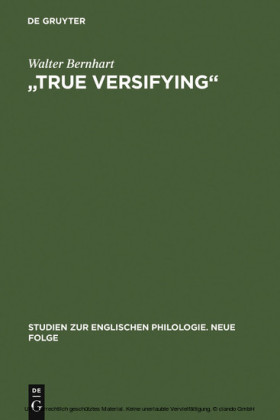 'True Versifying'