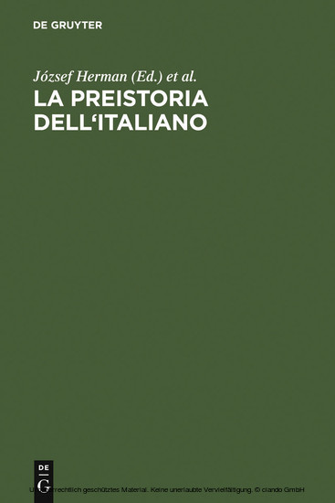 La preistoria dell'italiano main product photo