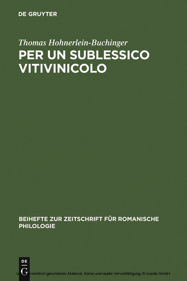 Per un sublessico vitivinicolo main product photo