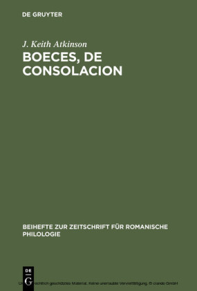 Boeces, De Consolacion