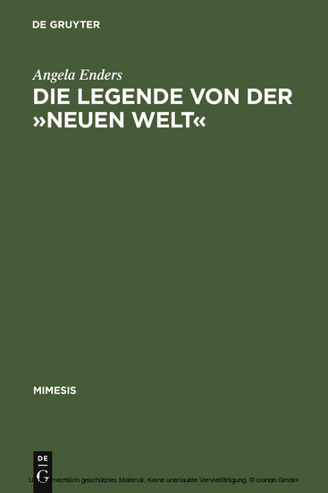 Die Legende von der "Neuen Welt" main product photo