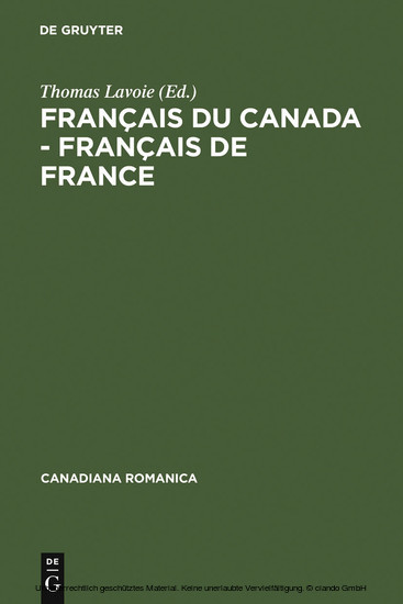 Français du Canada - Français de France main product photo