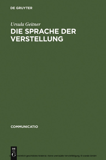 Die Sprache der Verstellung main product photo