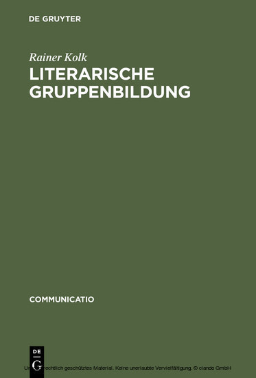 Literarische Gruppenbildung main product photo