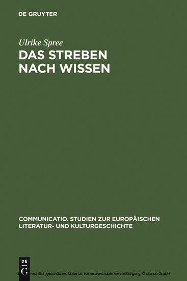 Das Streben nach Wissen main product photo