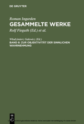 Zur Objektivität der sinnlichen Wahrnehmung