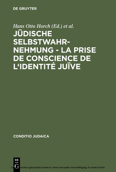 Jüdische Selbstwahrnehmung - La prise de conscience de l'identité juïve main product photo