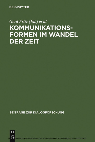 Kommunikationsformen im Wandel der Zeit main product photo