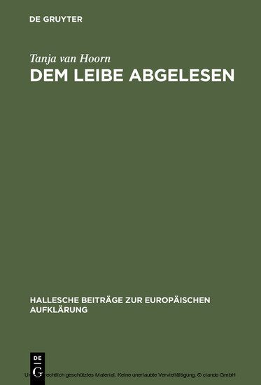 Dem Leibe abgelesen main product photo