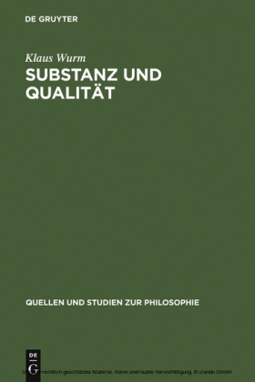 Substanz und Qualität