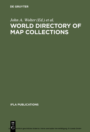 World Directory of Map Collections main product photo