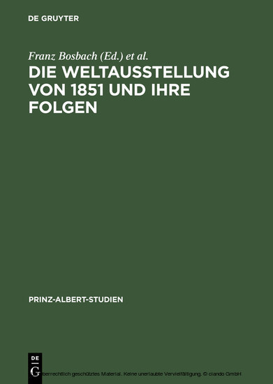 Die Weltausstellung von 1851 und ihre Folgen / The Great Exhibition and its Legacy main product photo