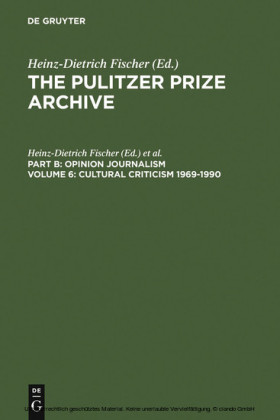 Cultural Criticism 1969-1990