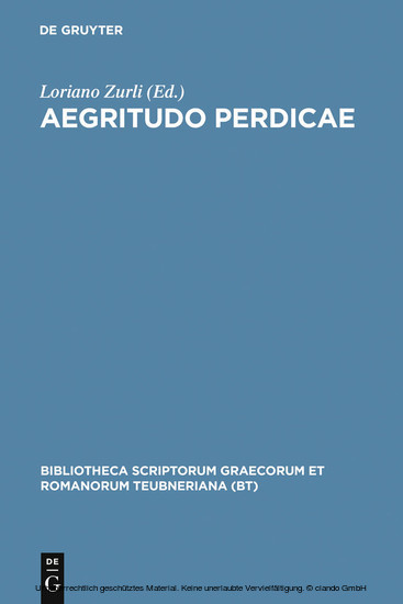 Aegritudo Perdicae main product photo