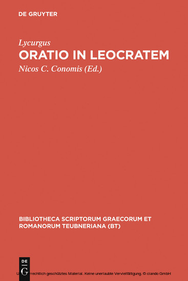 Oratio in Leocratem main product photo