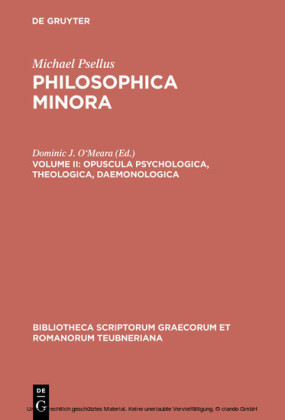 Opuscula psychologica, theologica, daemonologica