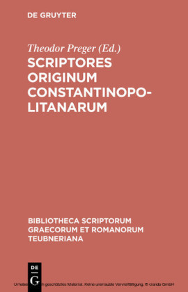 Scriptores originum Constantinopolitanarum