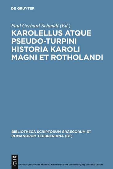 Karolellus atque Pseudo-Turpini Historia Karoli Magni et Rotholandi main product photo
