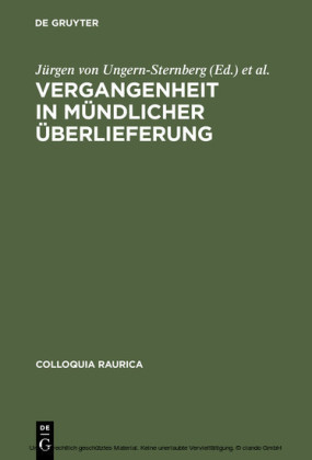 Vergangenheit in mündlicher Überlieferung
