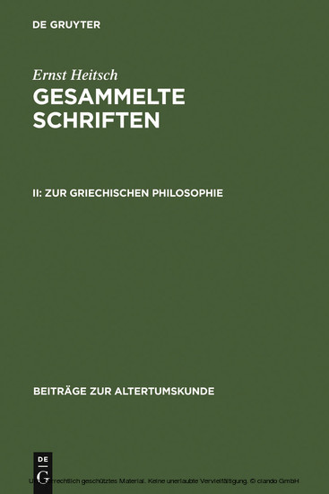 Zur griechischen Philosophie main product photo