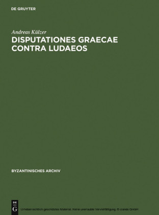 Disputationes graecae contra ludaeos