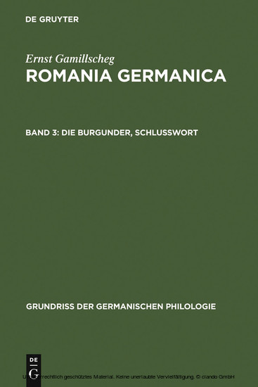 Die Burgunder, Schlußwort main product photo