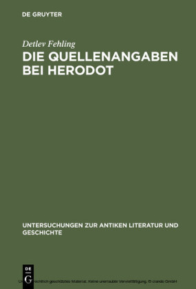 Die Quellenangaben bei Herodot