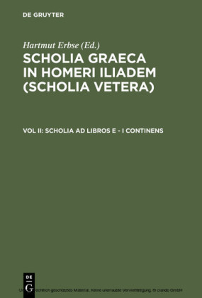 Scholia ad libros E - I continens