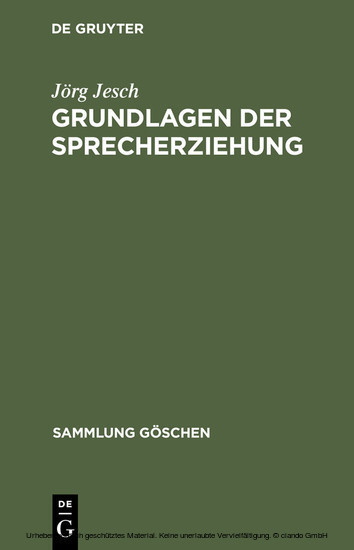 Grundlagen der Sprecherziehung main product photo