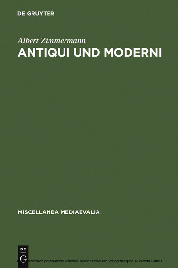 Antiqui und Moderni main product photo